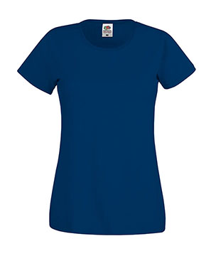 T-SHIRT ORIGINAL DONNA - FRUIT OF THE LOOM blu navy T-SHIRT ORIGINAL DONNA - FRUIT OF THE LOOM blu navy